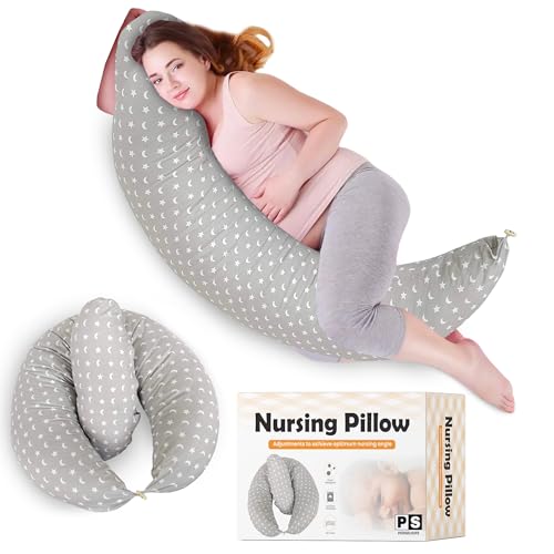 Perseusife Coj&iacute;n de Lactancia XXL para Beb&eacute; y Embarazada - Almohada de Embarazada para Dormir -...