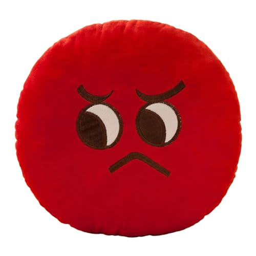 Yimuzche Coj&iacute;n Emoticono Ira Linda Mu&ntilde;eca Decorativa Juguete Cumplea&ntilde;os Regalo Creativo Almohada...