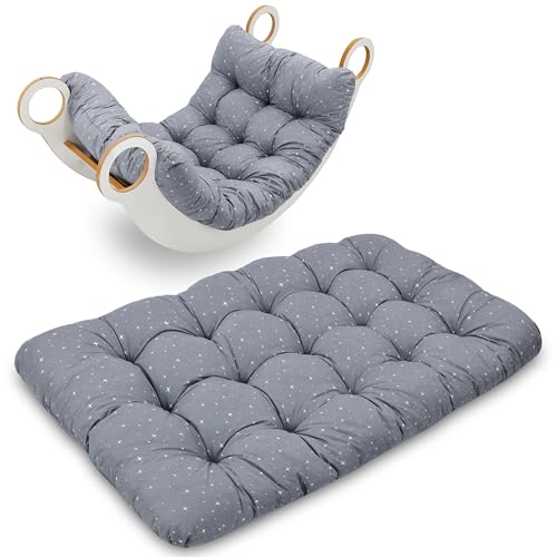 Manta bebe suelo 60x120 cm - colchoneta alfombra gateo tapete suave almohada para arco Montessori y...