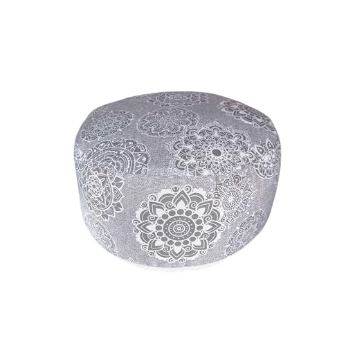 savasanas Zafu meditaci&oacute;n Mandalas Gris, cojin Yoga, zafu Yoga, con Funda e Interior y Exterior...
