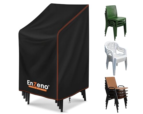 Enzeno Fundas para sillas de jard&iacute;n impermeables, 70 x 90 x 80/120 cm, para muebles de jard&iacute;n al...