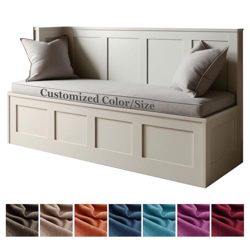 YFHT Coj&iacute;n para Bancos Personalizable - Coj&iacute;n para Banco Zapatero Interior, Antideslizante, Espuma...