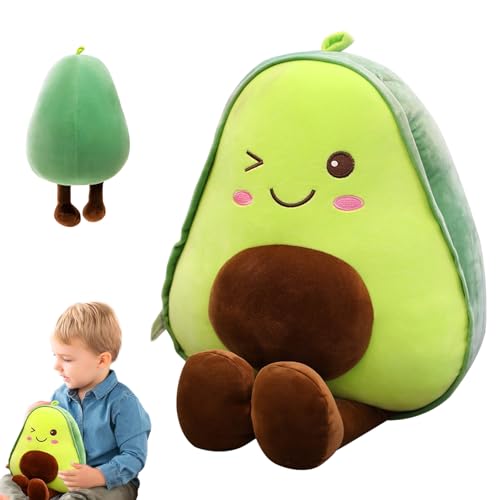 SoeUyd Peluche Aguacate Coj&iacute;n 30cm, Juguete de Felpa Suave y Dulce, Regalo de Peluche para Ni&ntilde;os,...