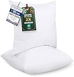 Utopia Bedding Relleno de Cojín 45 x 45 cm (2 Unidades), Fibra Virgen Siliconada, Almohadas de...