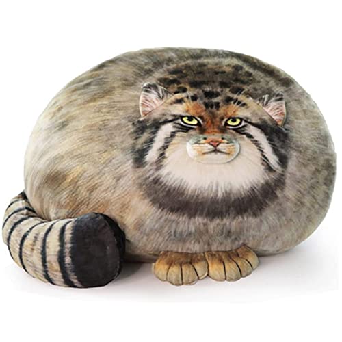 OUKEYI Almohada de peluche de gato de 15.7 pulgadas, lindo animal de peluche de estepa, mu&ntilde;eca de...