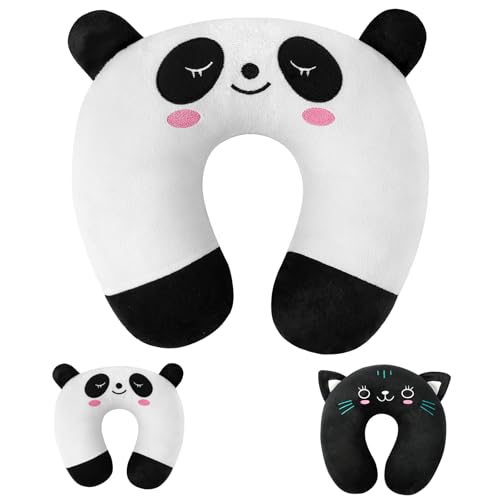 Alaoo Almohada de Viaje para Ni&ntilde;os, Port&aacute;til Almohada para el Cuello en Forma de U, Animales...