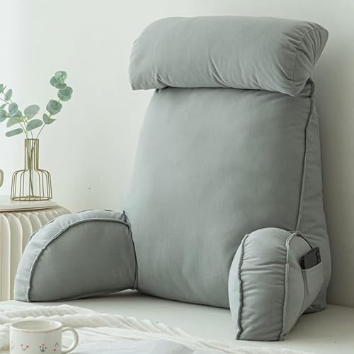 Stafeny Almohada Lectura Cama,Coj&iacute;n con Respaldo Apoyo Lumbar,con...