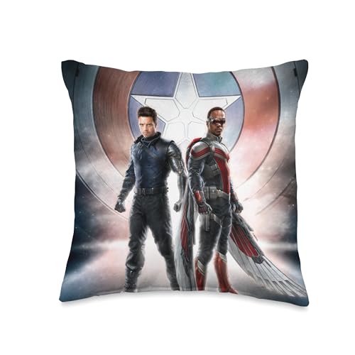 Marvel Falcon and The Winter Soldier Captain America - Coj&iacute;n (16 x 16 cm), multicolor