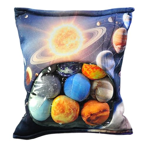 Almohada de felpa espacial - Lindo coj&iacute;n de galaxia, juguete suave para beb&eacute;s | Decoraci&oacute;n...