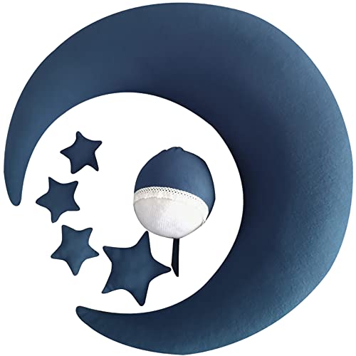 Surakey Apoyos para fotograf&iacute;a de beb&eacute; reci&eacute;n nacido, coj&iacute;n de luna, almohada posando para...