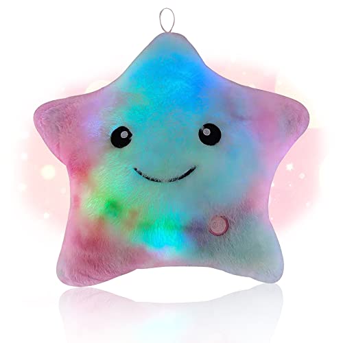 Shengou Coj&iacute;n Luminosas, Almohada con Luces, Almohada Felpa Luminoso, Coj&iacute;n de Peluche con luz...