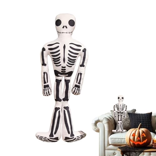 Gen&eacute;rico Juguete de con Forma de Calavera, Adorable coj&iacute;n de Esqueleto, Almohada Suave de de...