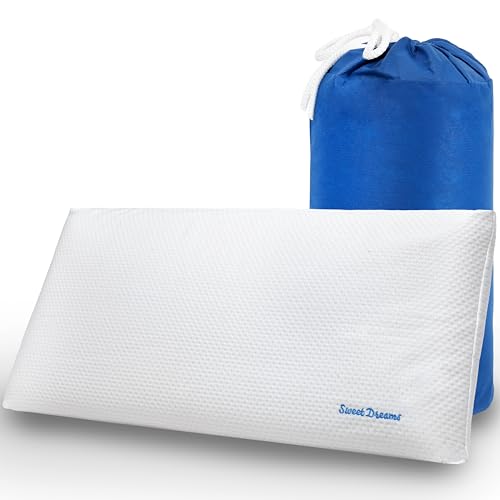 PETITXUMET Almohada Infantil Viscoel&aacute;stica 90 x 35 x 6,5 cm Ergon&oacute;mica e Hipoalerg&eacute;nica Hecha en...