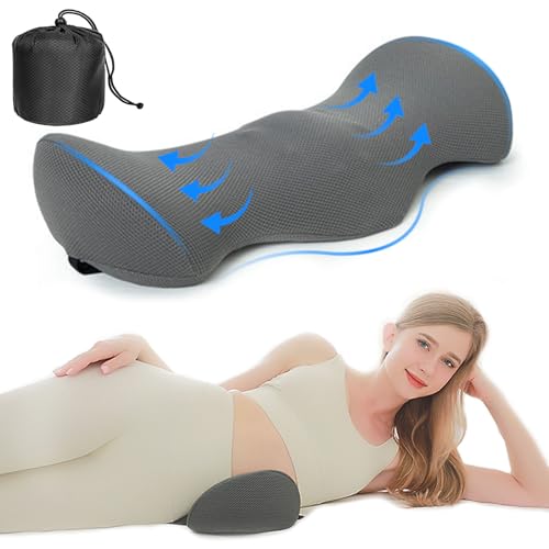 TFCIOD Cojin Lumbar Ergon&oacute;mica, Almohada de Apoyo Cama, Almohada Lumbar para Dormir Silla Oficina,...