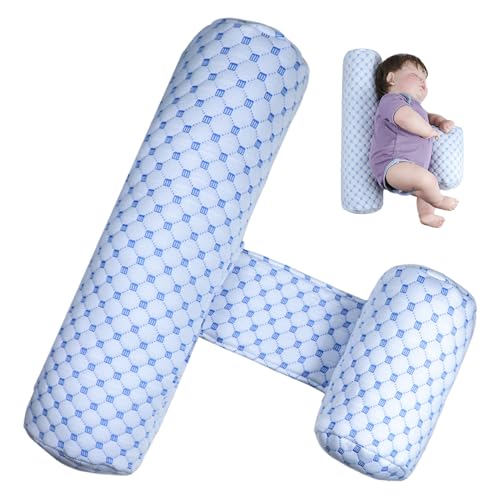 Almohada antivuelco para beb&eacute;, ajustable, transpirable, para beb&eacute;s que duermen de lado, almohada...