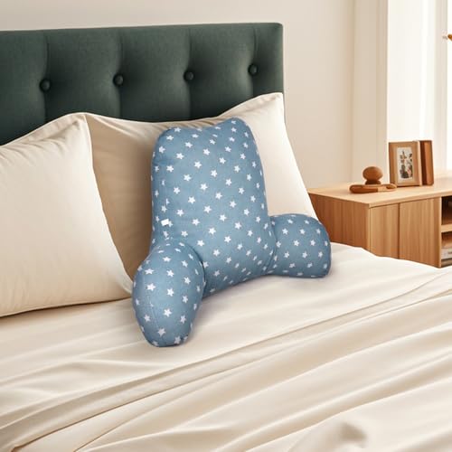 AOOWU Almohada Lectura Cama, Cojin de Lectura con Apoyabrazos, Respaldo de Almohada de Lectura,...