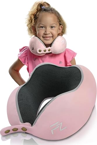FLOWZOOM Comfy Kids Almohada de Viaje para Ni&ntilde;os Mayores de 3 A&ntilde;os &ndash; Coj&iacute;n Ajustable con Funda...