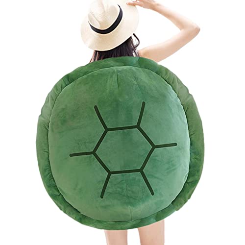 Luckxing Almohada caparaz&oacute;n Tortuga,Almohada Gigante Concha Tortuga Peluche para Adultos | Coj&iacute;n y...