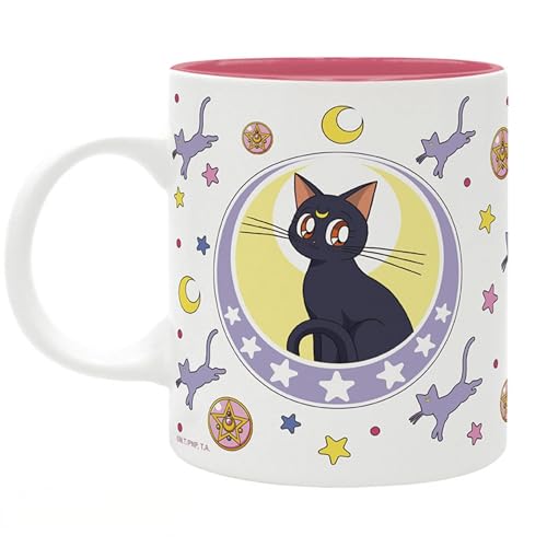 Taza Sailor Moon &ndash; Sailor Moon & Luna (taza m&aacute;gica)