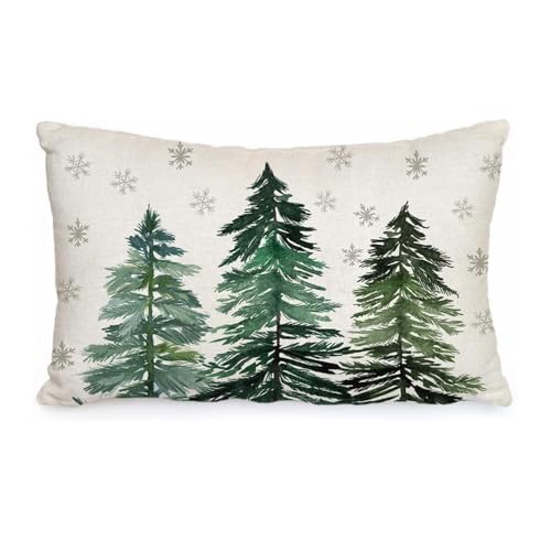 Funda de Coj&iacute;n Decorativa para Navidad 30 x 50 cm, Funda Almohada Navide&ntilde;os, Fundas Navide&ntilde;a...