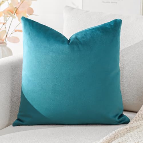 Artscope Fundas de Cojines de Terciopelo Decorativas Cuadradas Color Solido 45x45cm para Decoraci&oacute;n...