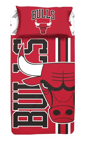 hermet NBA - Juego de s&aacute;banas para Cama Individual, s&aacute;bana encimera, s&aacute;bana Bajera, Funda de...