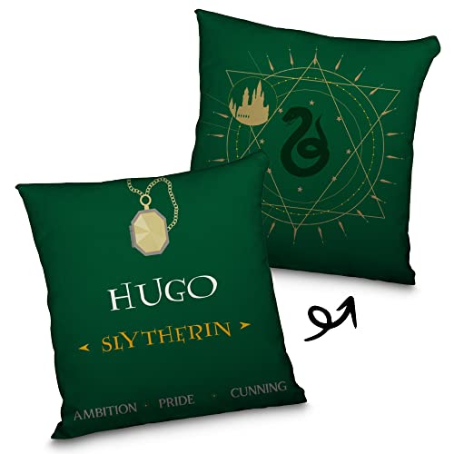 LolaPix Coj&iacute;n Slytherin. Regalos Frikis Personalizados. Coj&iacute;n Personalizado. Impresi&oacute;n 100% por...