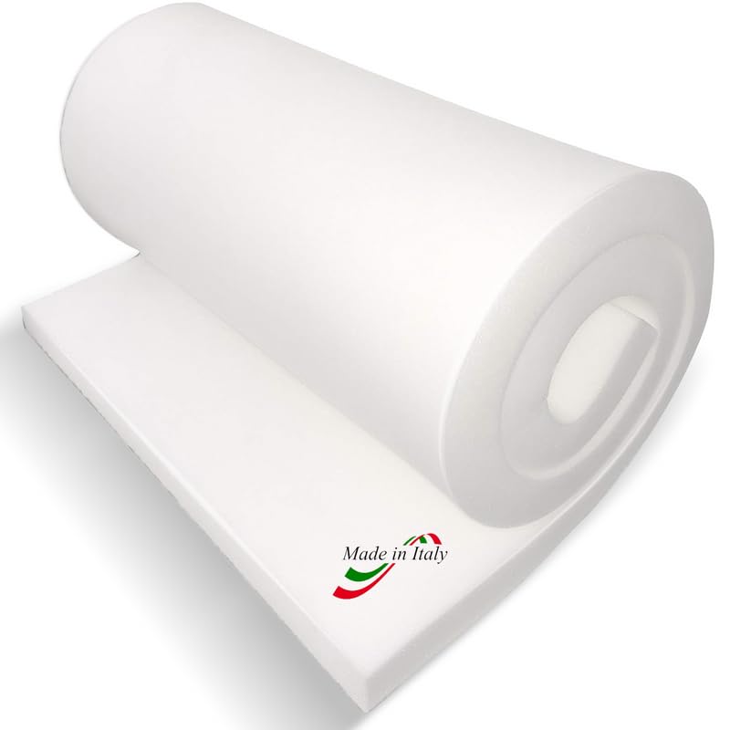 TENDEEVOLUTION Goma Espuma para Tapizar Densidad 25, Espesor de 1 a 10 cm. Plancha de Espuma 200x100...