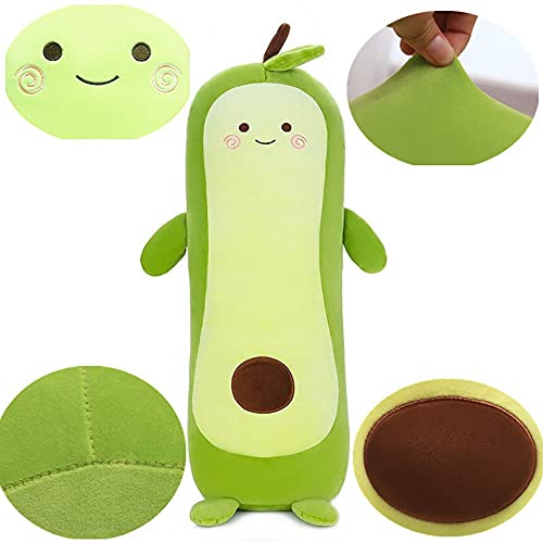 Aguacate, pera de cocodrilo, aguacate verde, simulaci&oacute;n de aguacate de peluche, almohada para...