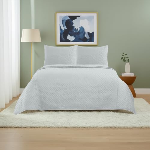 DALINA - Colcha Bouti para Cama 180, Cubre Cama Fina 280x260cm Incluye 2 Fundas de Coj&iacute;n, Dise&ntilde;o...