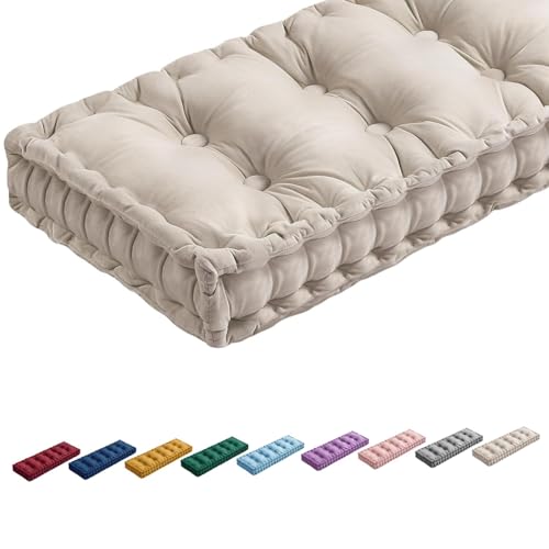 Cojines a Medida para Bancos de Interior y Exterior,1 2 3 o 4 plazas Coj&iacute;n Blando Antideslizante...