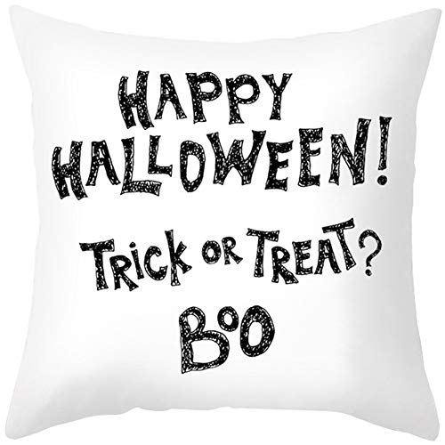 PLUS PO Fundas de Cojines Fundas para Sofa Decoración de Halloween Fundas de cojín Manta Pesadilla...