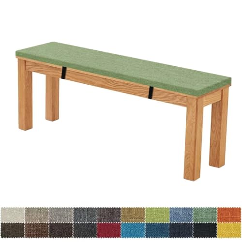 FIOVIP coj&iacute;n de Banco 110X35X3CM Funda extra&iacute;ble, Lavable, Doble, Antideslizante, Muy el&aacute;stica,...