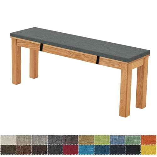 FIOVIP coj&iacute;n de Banco 100X50X3CM Funda extra&iacute;ble, Lavable, Doble, Antideslizante, Muy el&aacute;stica,...