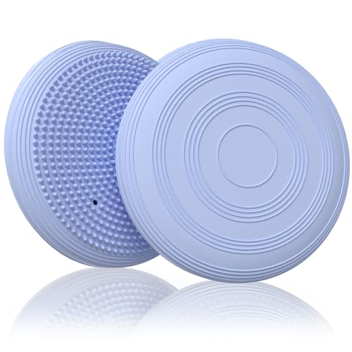 GLOSKIN Coj&iacute;n de Equilibrio y Yoga Antideslizante,Cojin Equilibrio de Bola con Bomba, Di&aacute;metro de...