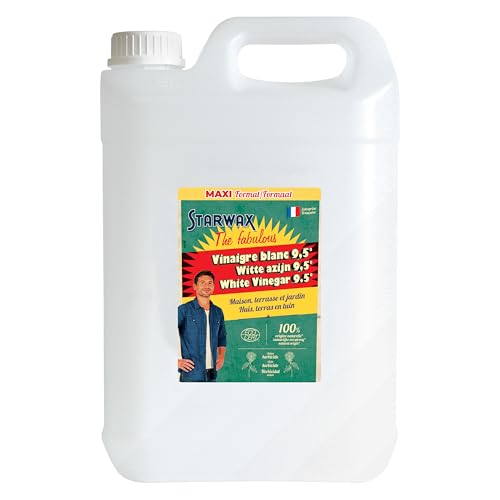 STARWAX The Fabulous - Vinagre Blanco Dom&eacute;stico 9,5&deg; - Producto de Limpieza Multiusos - 100% de...