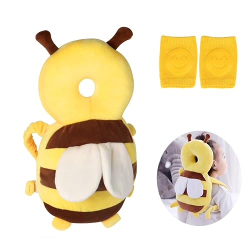 Auirshiky Protector de cabeza y mochila para gatear, coj&iacute;n de seguridad y almohadillas de seguridad...