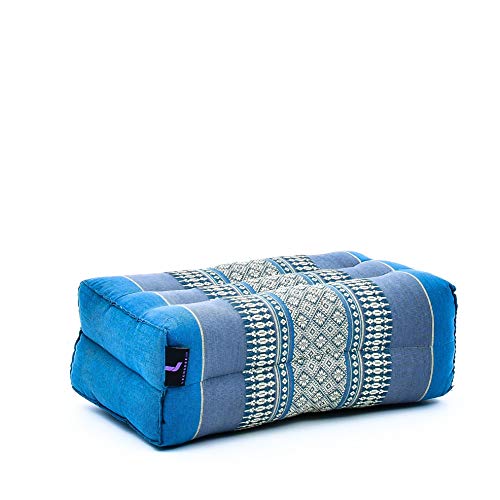 Leewadee bloque de yoga peque&ntilde;o - Coj&iacute;n alargado para pilates y meditaci&oacute;n, coj&iacute;n para el suelo...