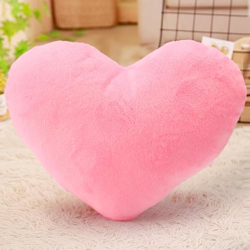 TNSLAND Coj&iacute;n de coraz&oacute;n mullido, coj&iacute;n decorativo con forma de coraz&oacute;n mullido, coj&iacute;n...