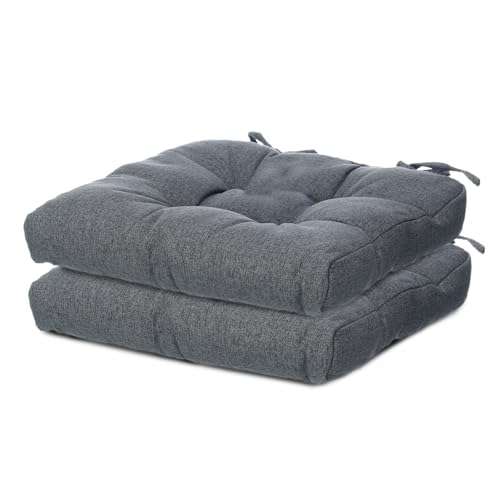 TIENDA EURASIA – Pack Cojines Sillas | Material Tela (Poliéster) | Material de Relleno 100%...