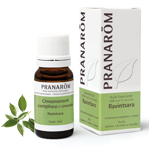 PRANAROM - Ravintsara - Aceite Esencial Quimiotipado - Confort Respiratorio y Defensas Naturales -...
