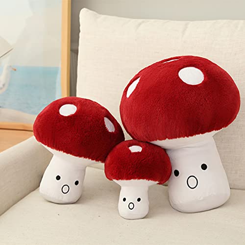 Hynbasea 3D Creativas Almohadas de Peluche Esponja Bonita Sorprendida Almohada Decorativa de Hongo...