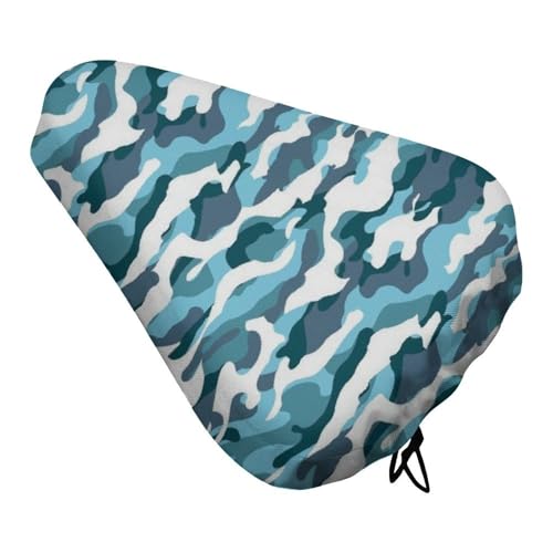 Treer Funda Sillin Bicicleta, Estampado de Camuflaje Cubre Coj&iacute;n del Asiento de Bicicleta Funda...