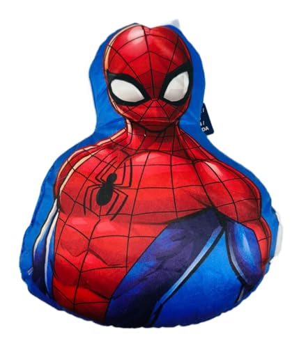 Disney Coj&iacute;n Decorativo Infantil 3D (30-35 cm) | Personajes Mickey, Minnie, Spiderman, Barbie,...