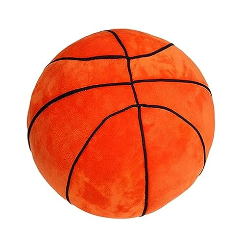 XZJMY Almohada de peluche de baloncesto, juguete de peluche deportivo, almohada decorativa redonda...