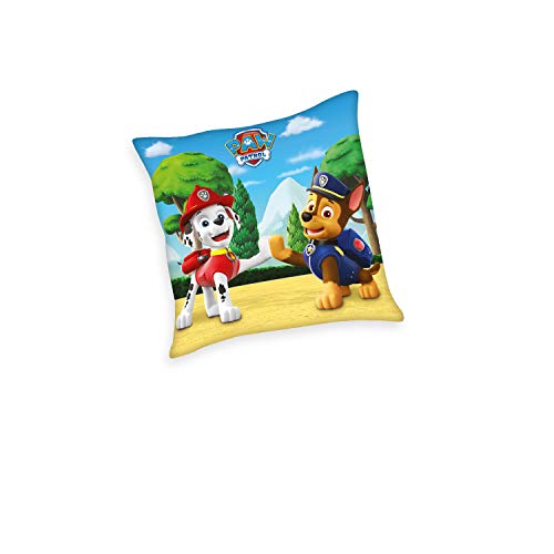 Herding Paw Patrol Coj&iacute;n Decorativo de poli&eacute;ster, dise&ntilde;o de la Patrulla Canina, Modelo est&aacute;ndar