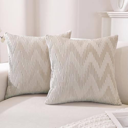 Ystyle Funda Cojin 50x50 (Juego De 2), Fundas Cojines Terciopelo Decorativas Geometr&iacute;a, Funda De...