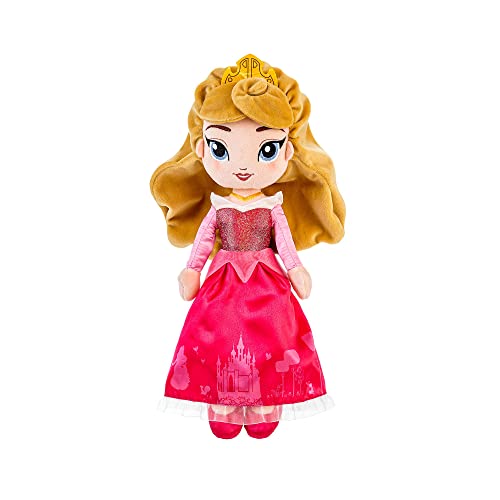 Disney Store Mu&ntilde;eca de Peluche de Aurora, La Bella Durmiente, Mide 37 cm, mu&ntilde;eca de Peluche con...