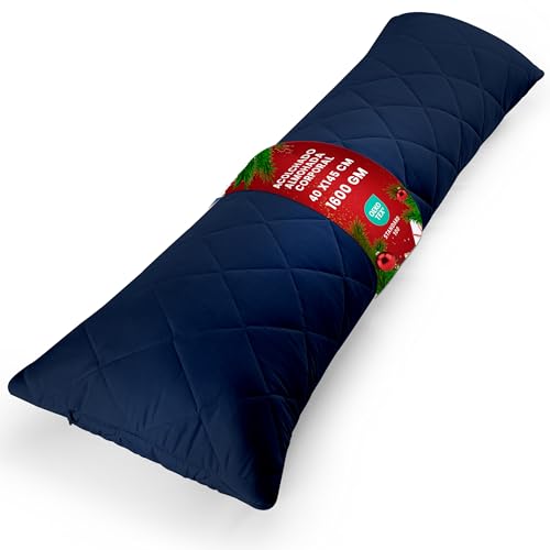 Utopia Bedding Acolchado Almohada Corporal 40 x 145 cm (Paquete de 1), Almohada de Embarazo y...