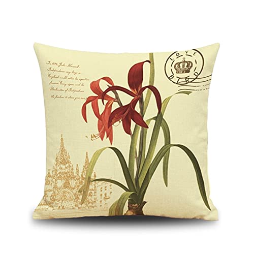 Lieson Fundas de almohada de Navidad, 1 unidad de 18 x 18 fundas de coj&iacute;n al aire libre de 45 x 45...